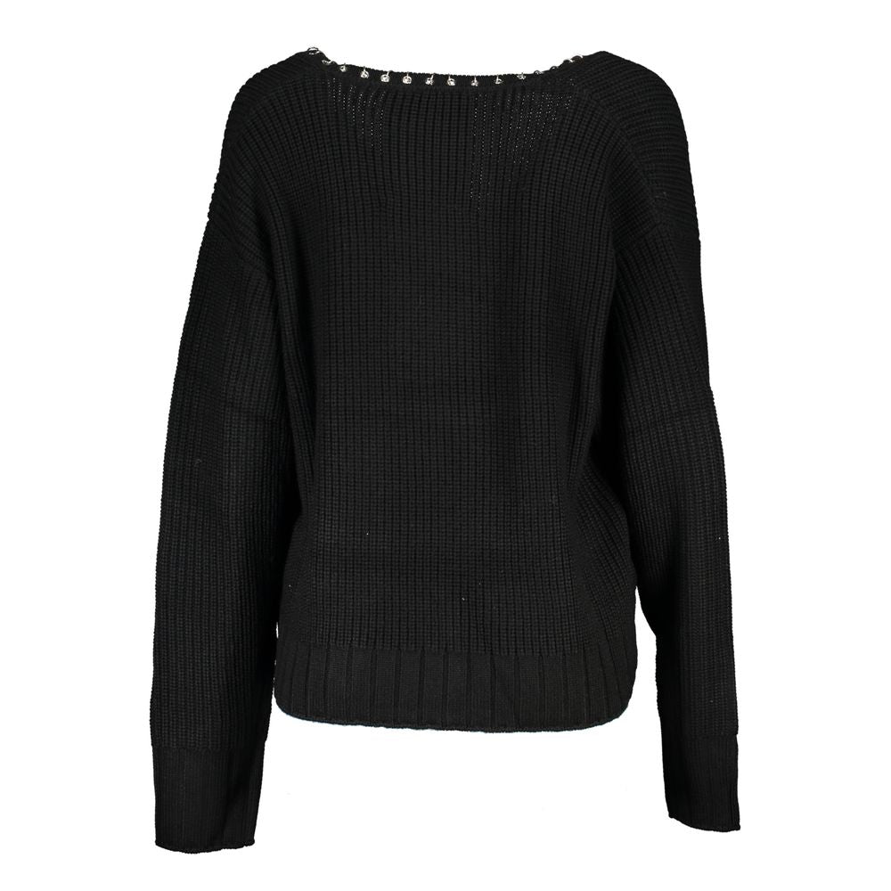 Pull Patrizia Pepe Noir Tessuto Femme