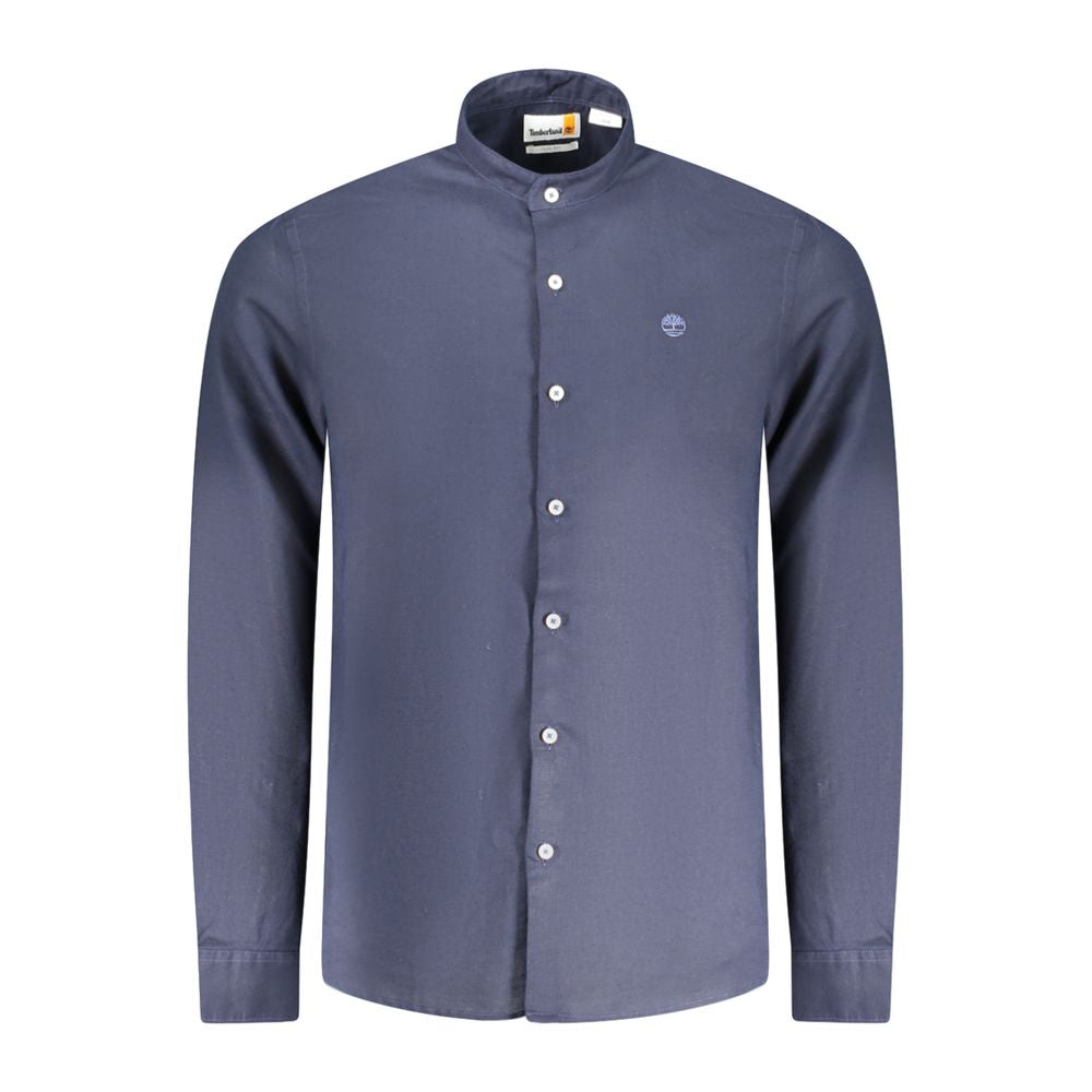 Chemise en lin bleue Timberland pour homme