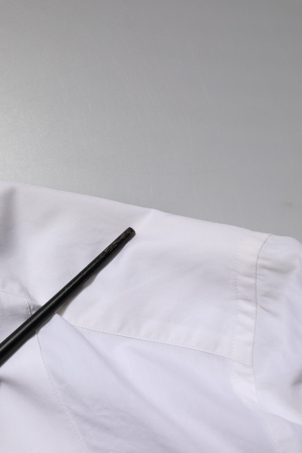 Chemise habillée Dolce & Gabbana en popeline de coton GOLD blanche