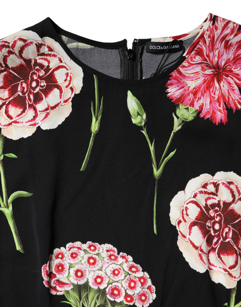 Haut sans manches Dolce & Gabbana noir à imprimé floral