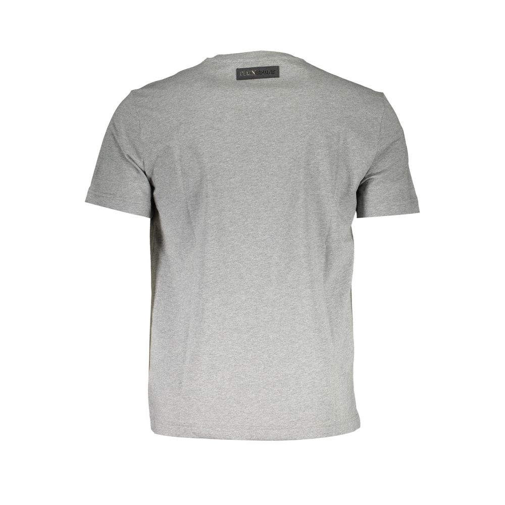 T-shirt homme Plein Sport en coton gris