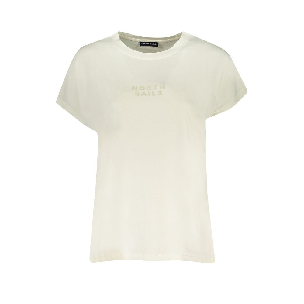 T-shirt Femme North Sails Bianco en Coton Biologique