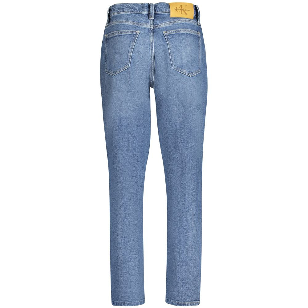 Jean femme en coton bleu Calvin Klein