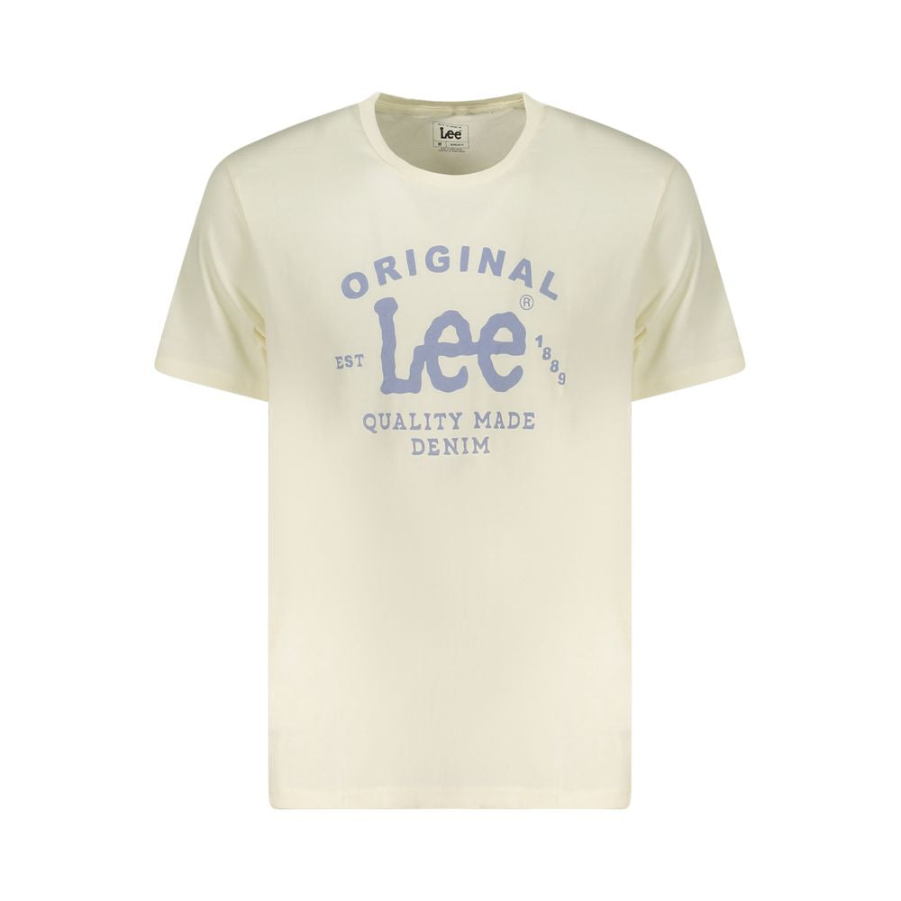 Lee Beige Baumwolle Herren T-Shirt