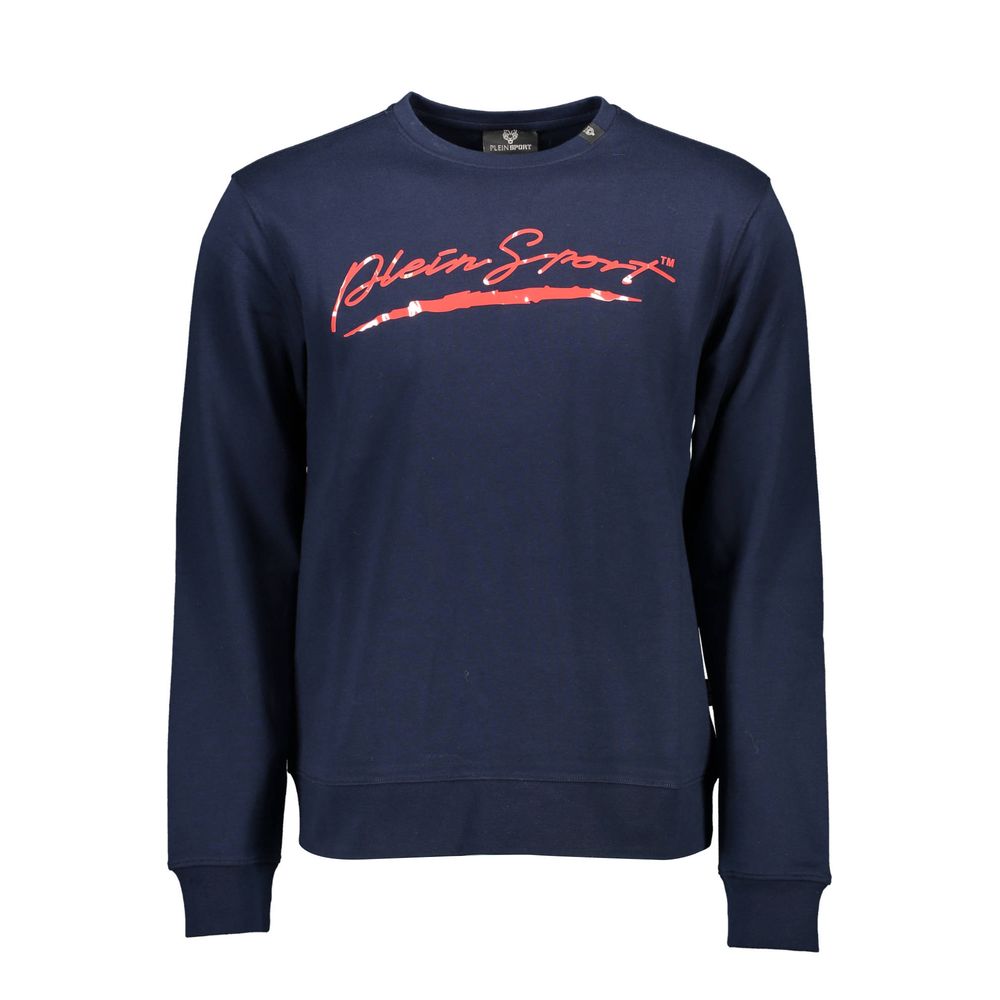 Sweat-shirt Plein Sport en coton bleu pour homme