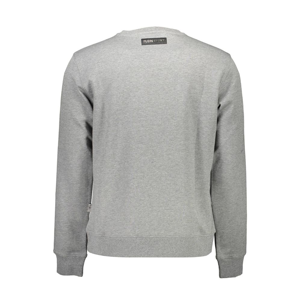 Plein Sport Gris Coton Hommes Sweatshirt