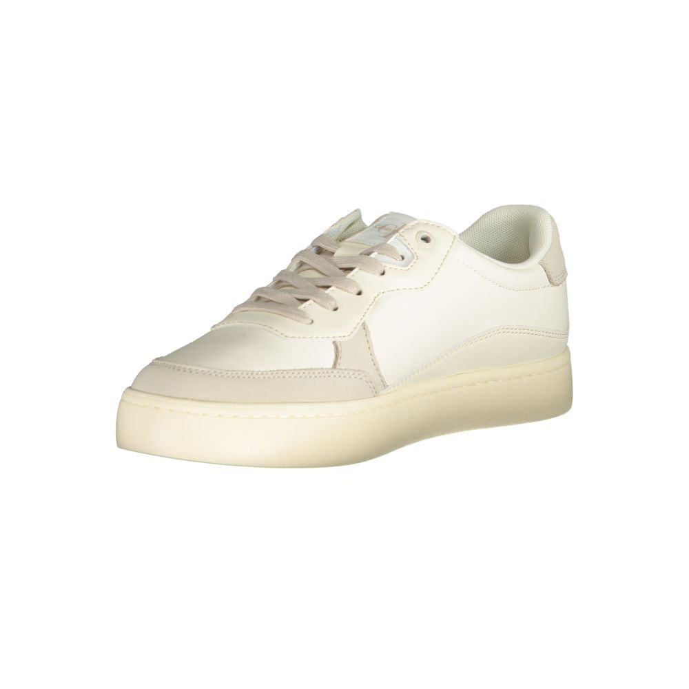 Baskets basses Calvin Klein en polyuréthane blanc pour homme