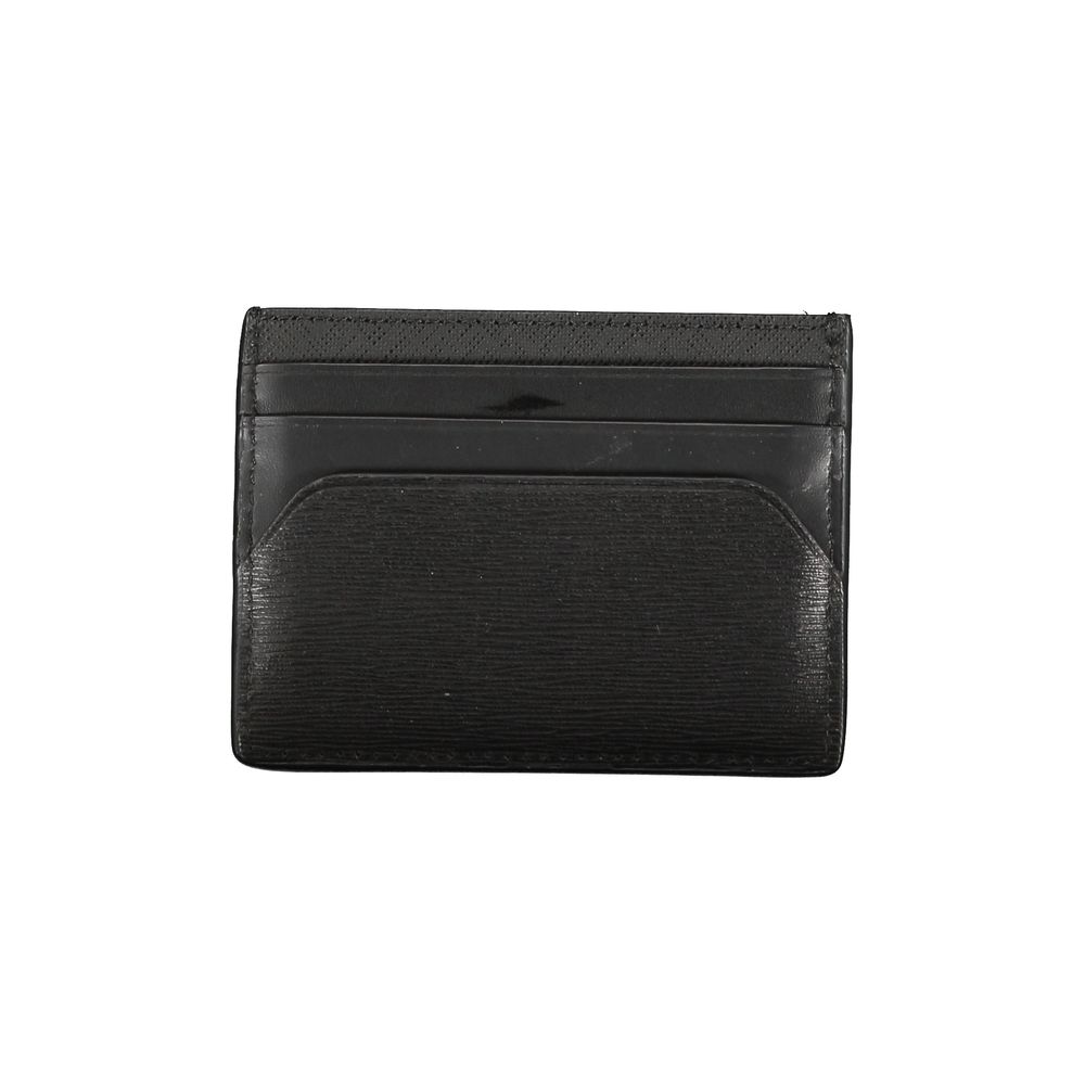 Portefeuille homme en cuir noir Tommy Hilfiger