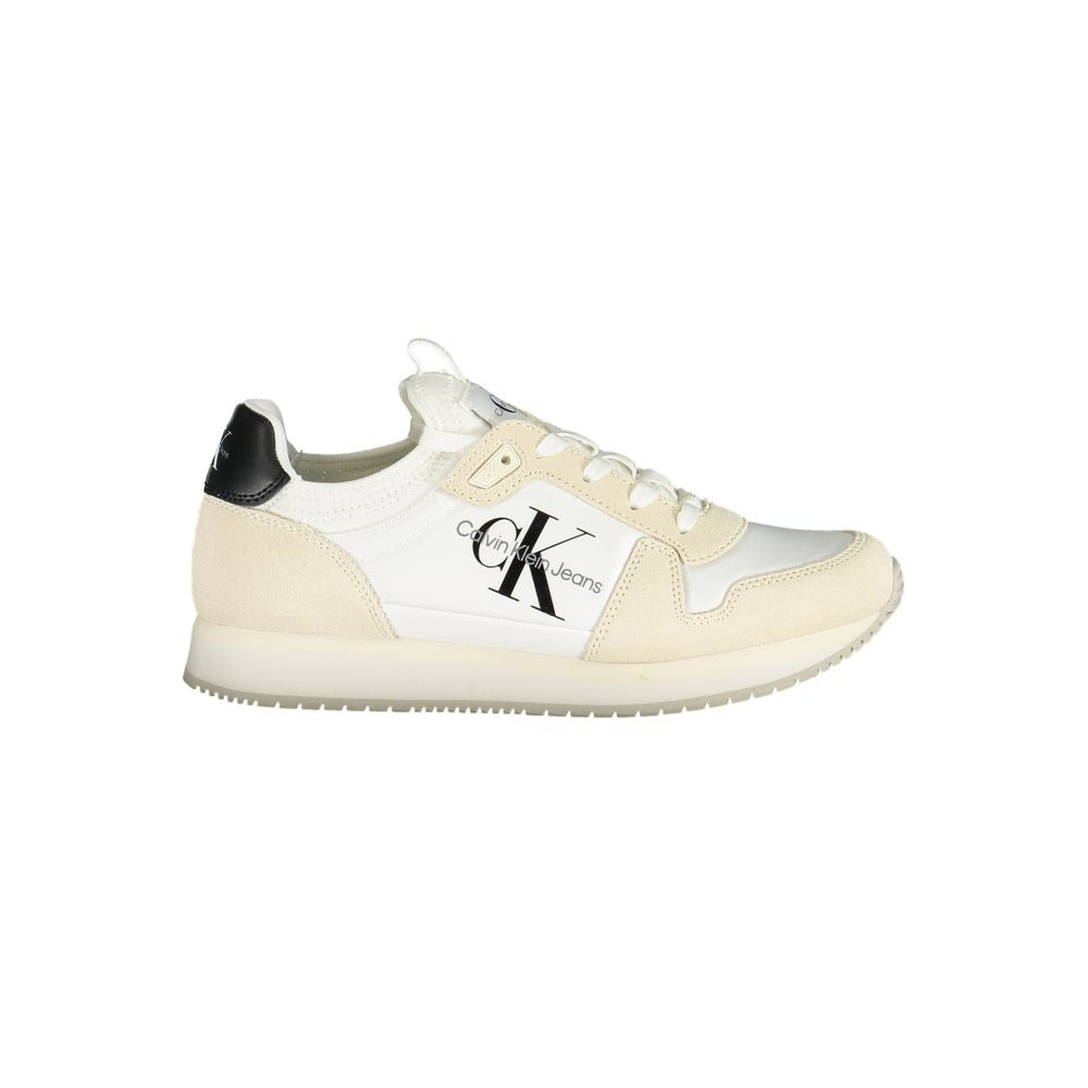 Baskets femme Calvin Klein Bianco en polyuréthane