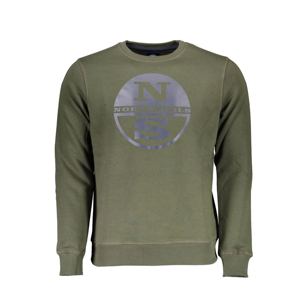 Sweat-shirt homme en coton North Sails Verde