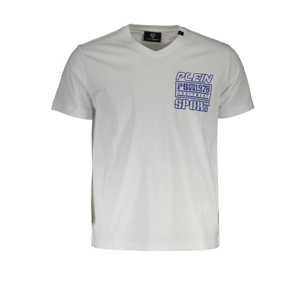 T-shirt Plein Sport en coton blanc pour homme
