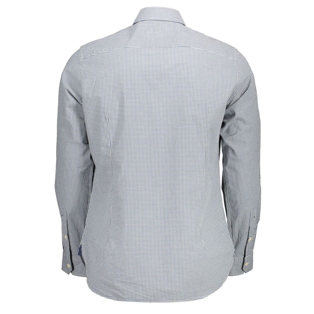 U.S. POLO ASSN. Chemise Homme Coton Azzurro