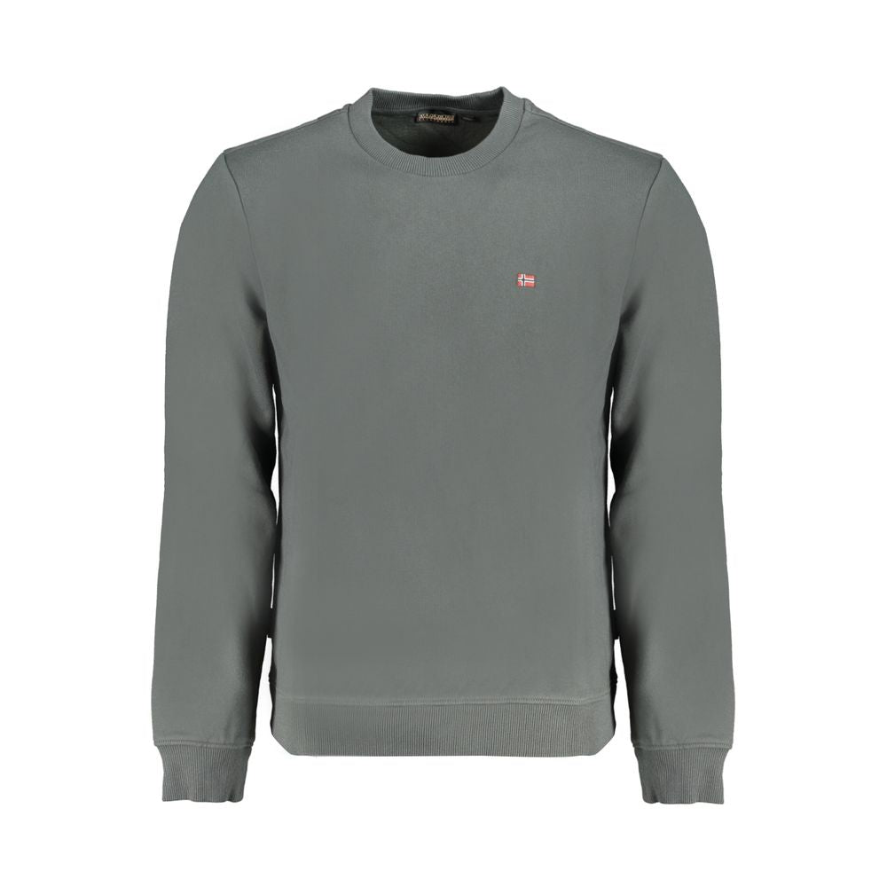 Sweat-shirt homme Napapijri vert en coton