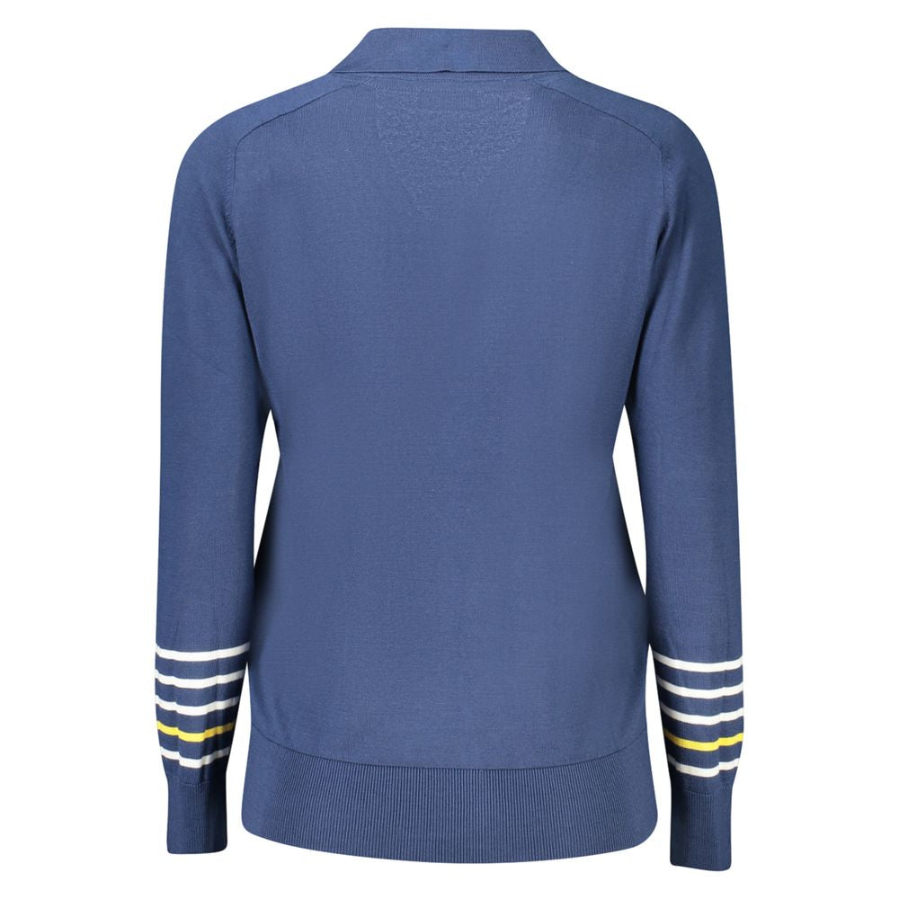 North Sails Blue Viscose Women Sweater