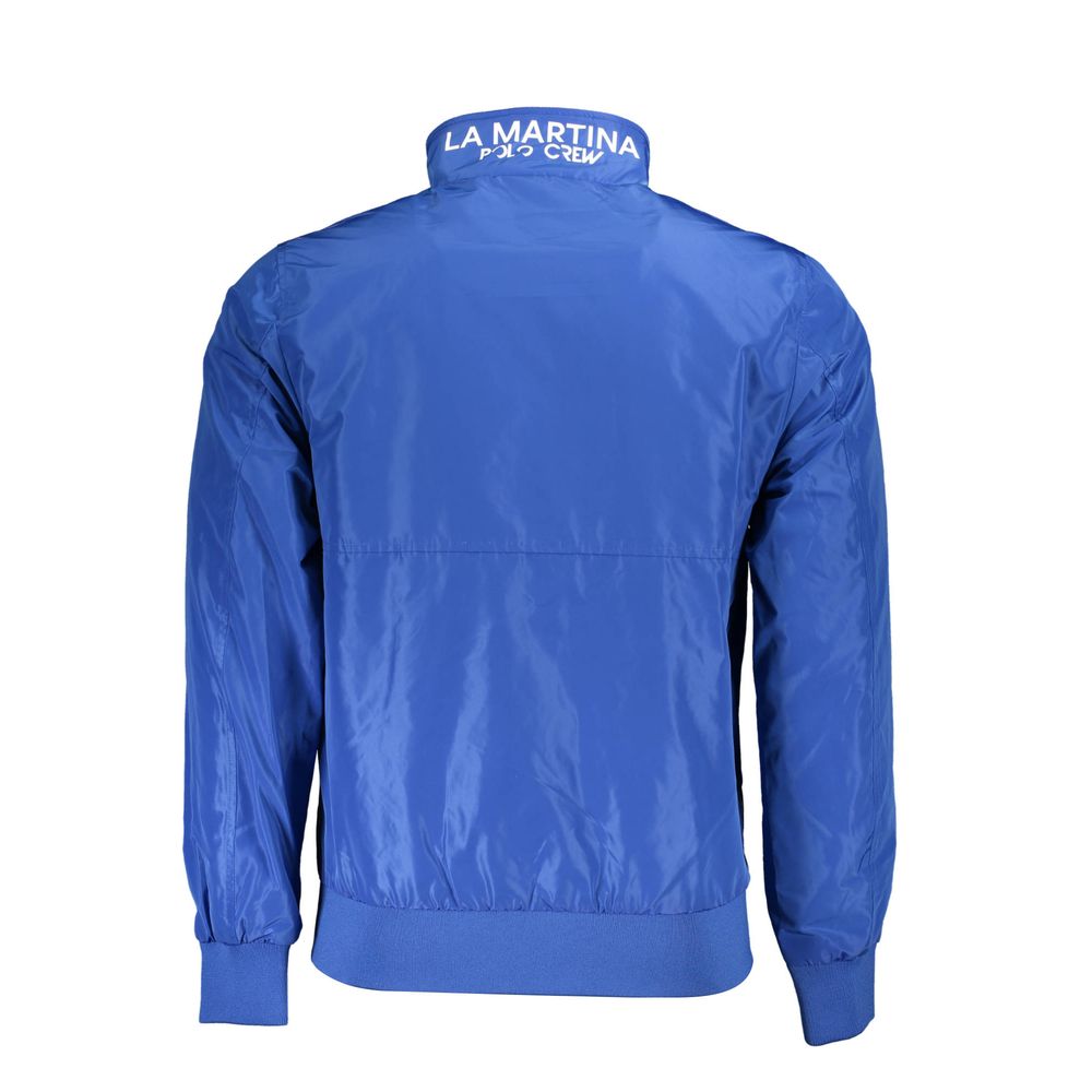 La Martina Blu Polyester Men's Jacket