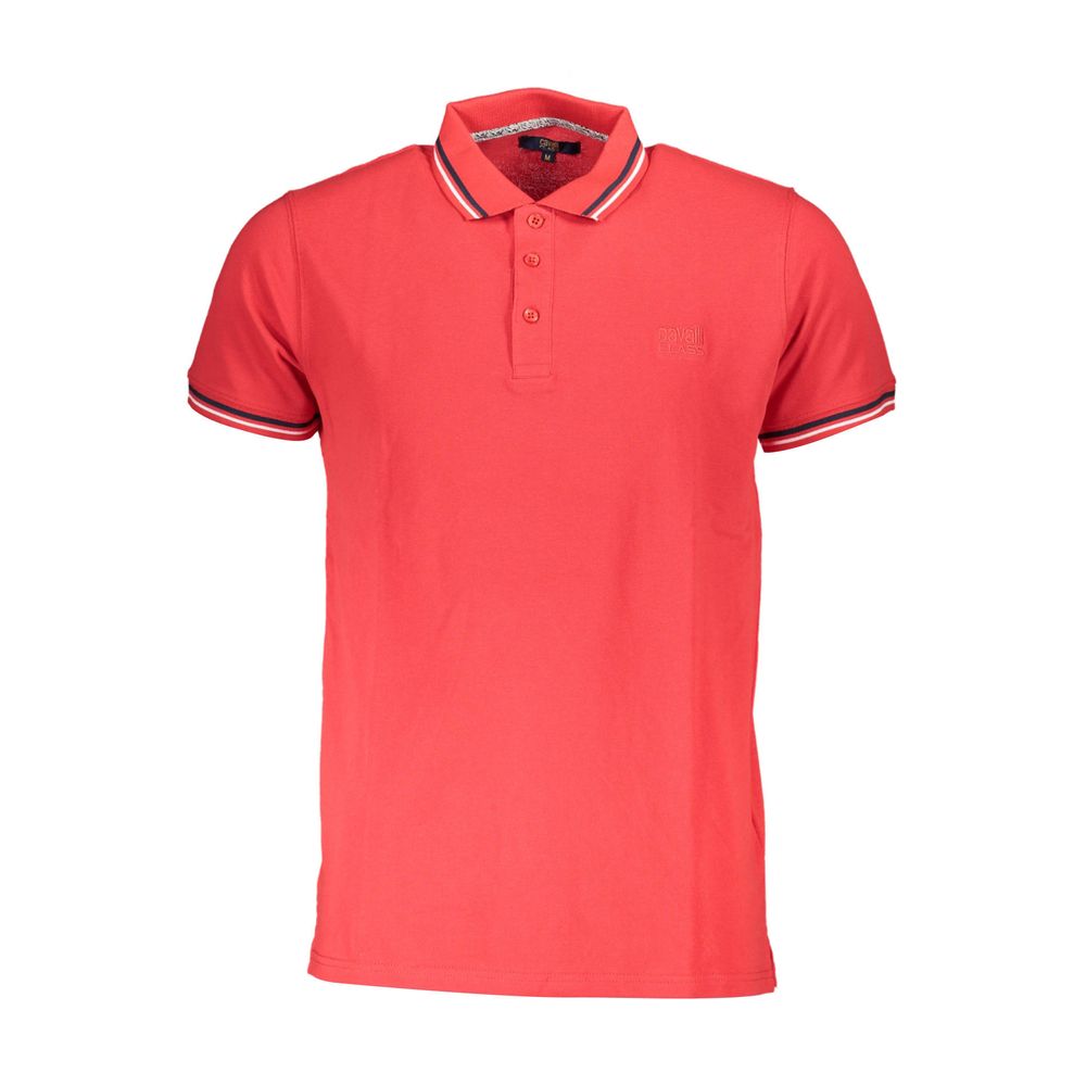 Polo Cavalli Class en Coton Rouge pour Homme