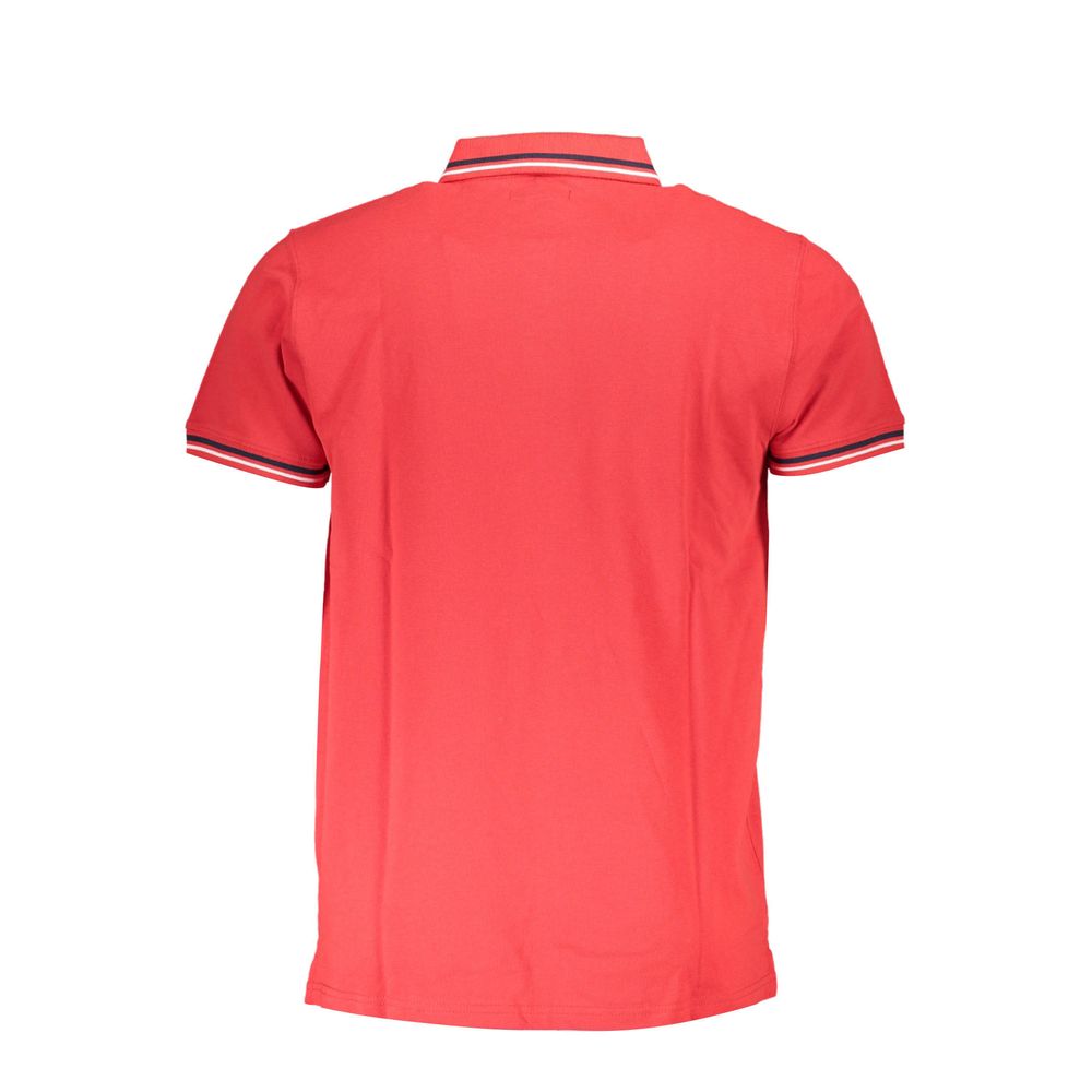 Polo Cavalli Class en Coton Rouge pour Homme