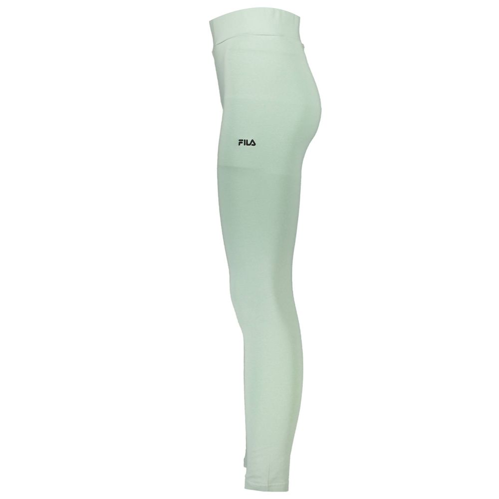Legging femme Fila en coton vert