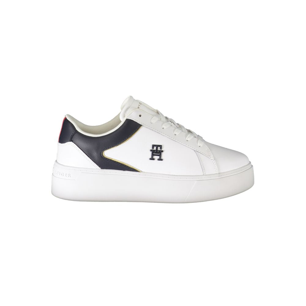 Baskets Tommy Hilfiger en Polyuréthane Blanc pour Femme