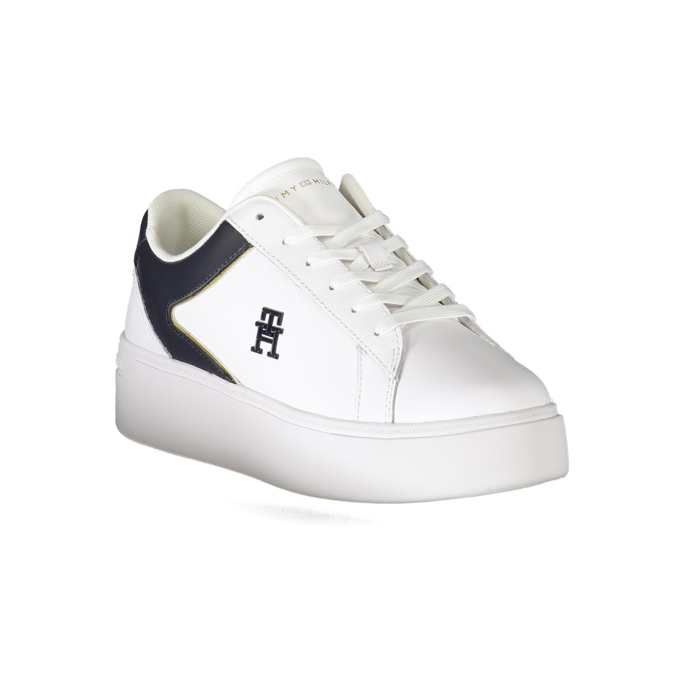 Baskets Tommy Hilfiger en Polyuréthane Blanc pour Femme