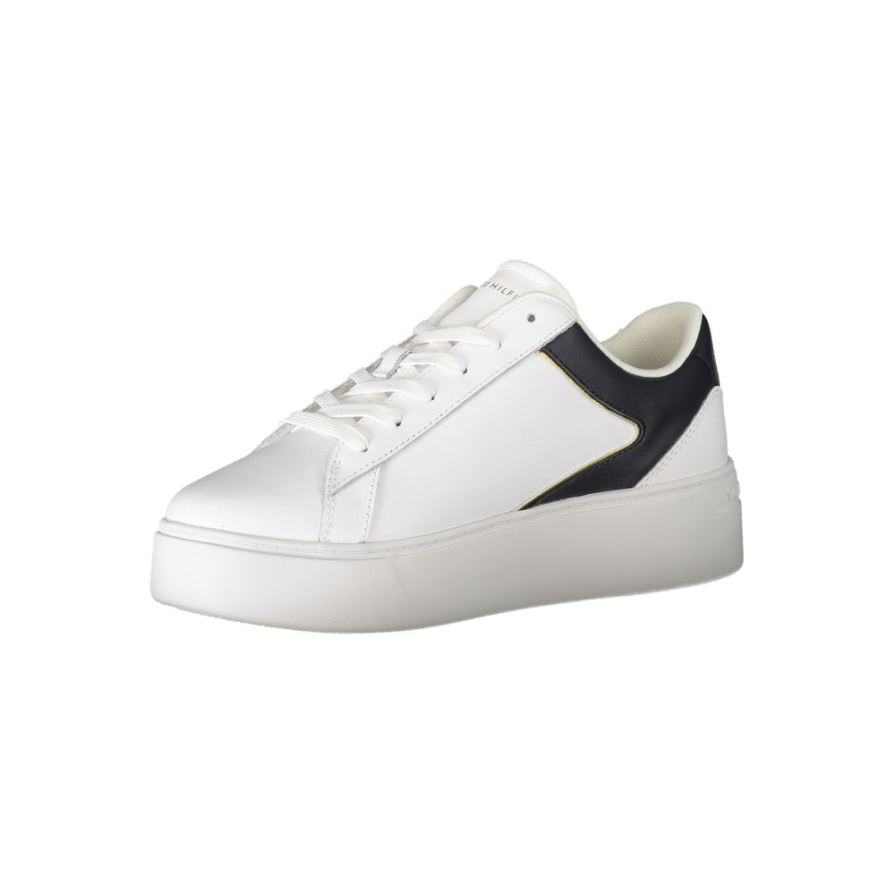 Baskets Tommy Hilfiger en Polyuréthane Blanc pour Femme