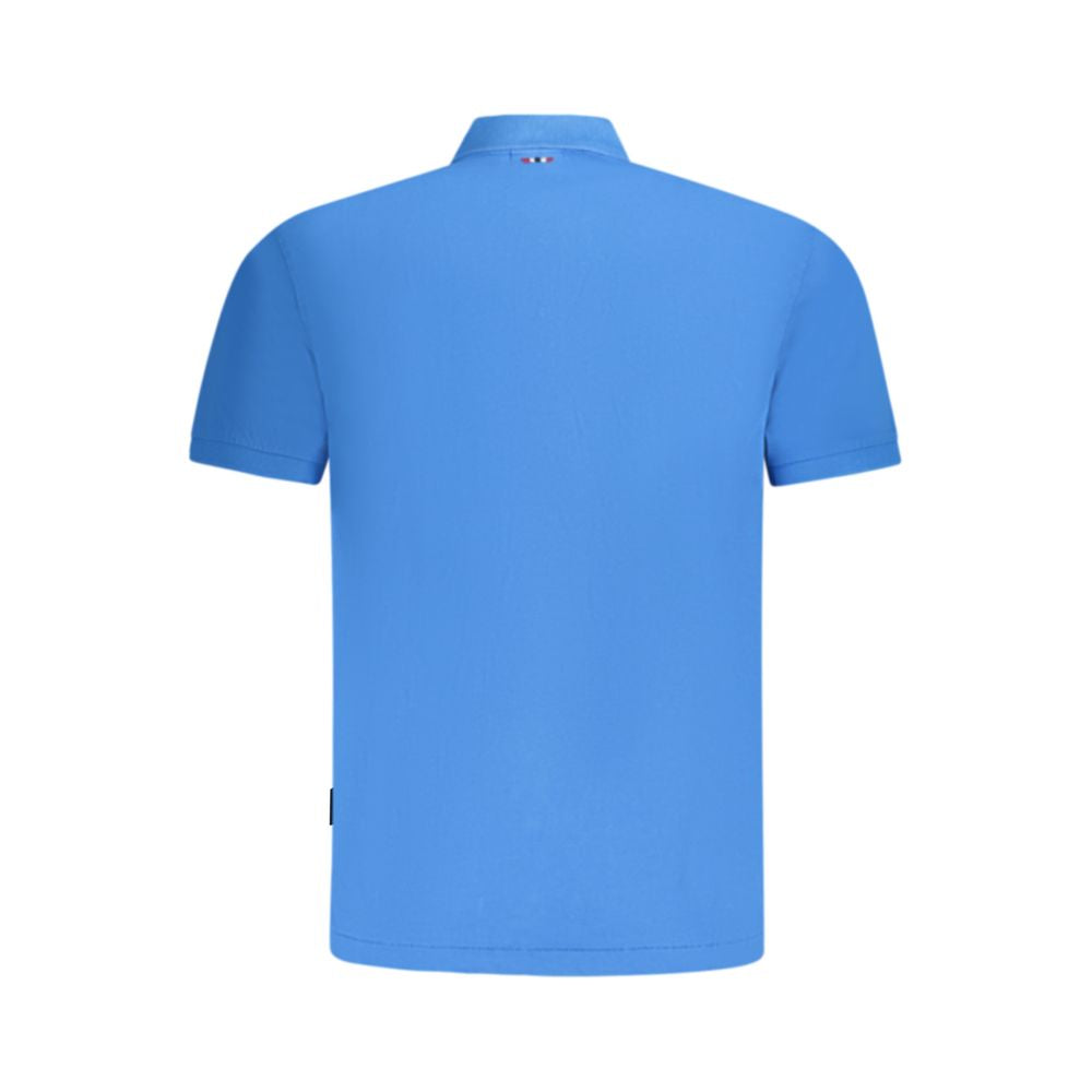Polo homme Napapijri en coton bleu