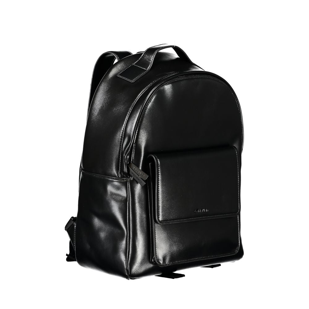 Sac à Dos Urbain Élégant Noir Calvin Klein avec Compartiment pour Ordinateur Portable