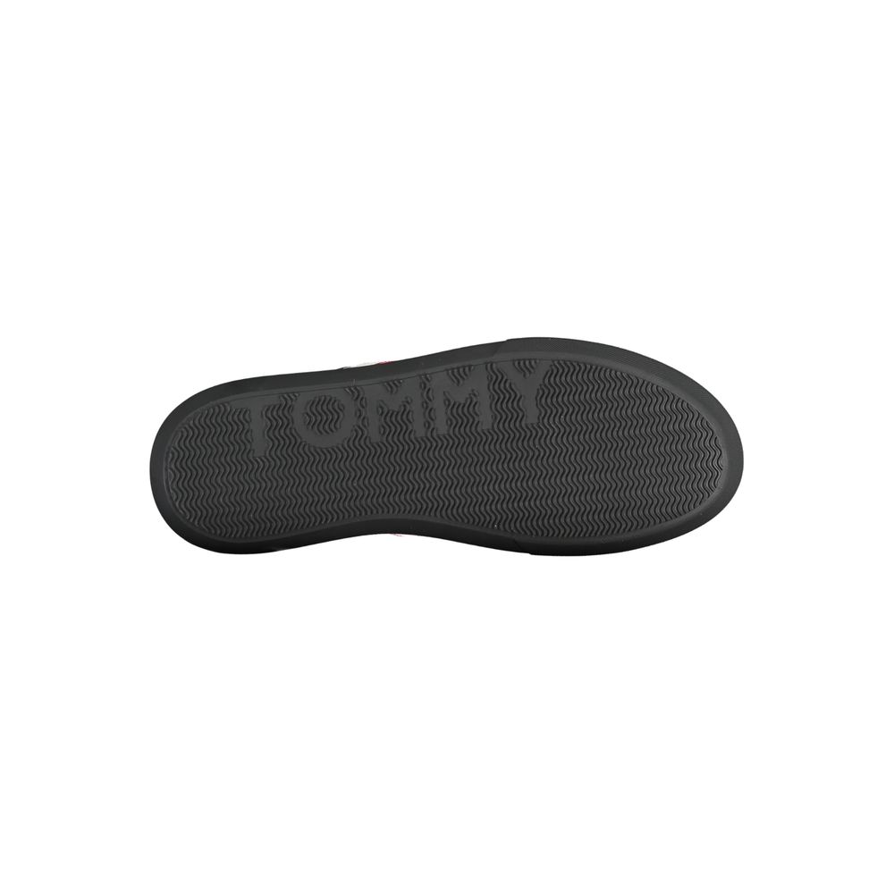 Baskets homme en cuir noir Tommy Hilfiger