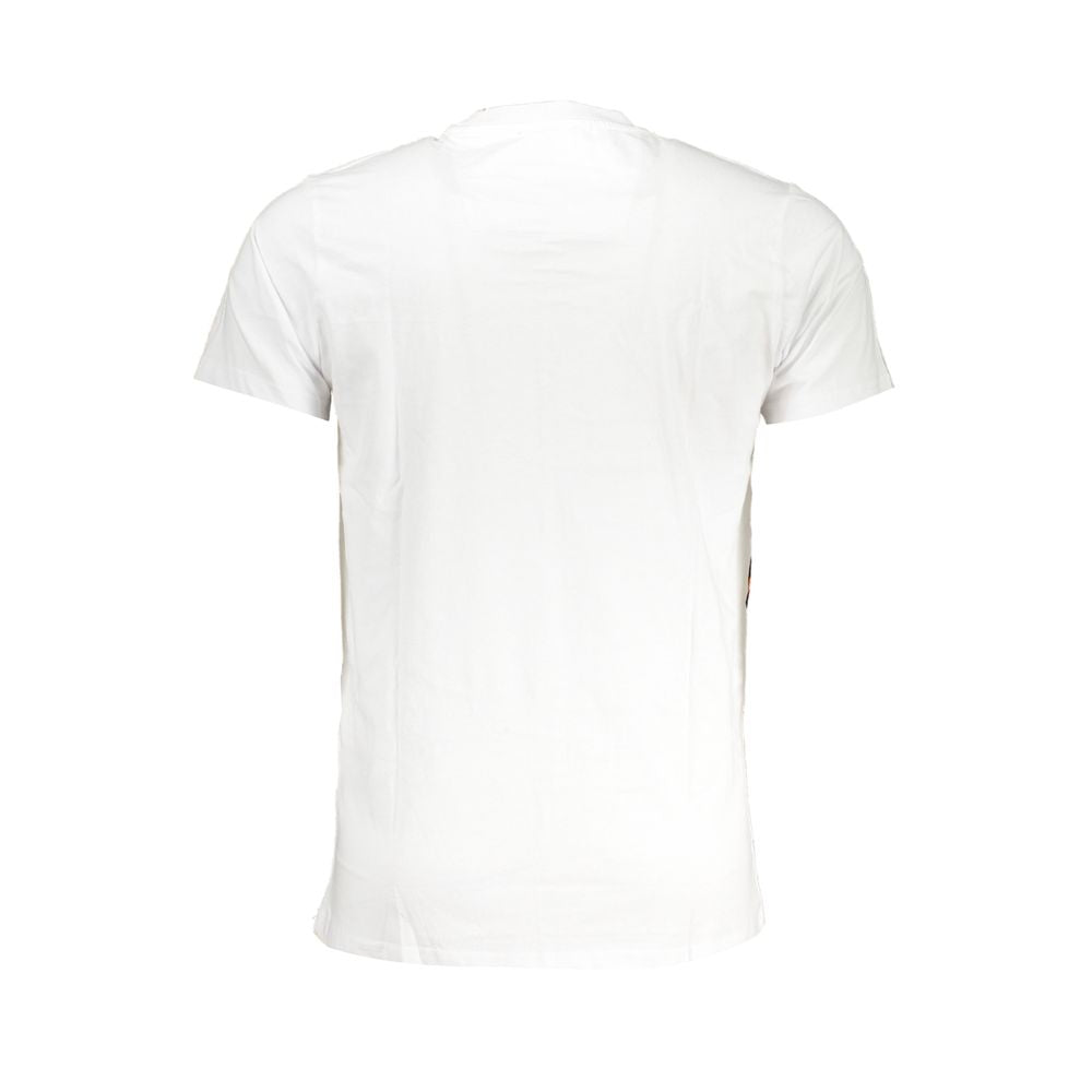T-shirt homme en coton Cavalli Class blanc