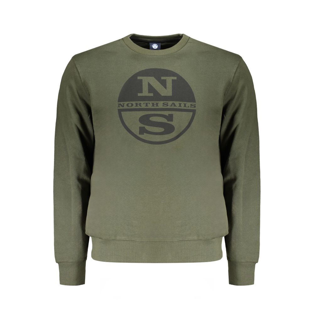 Sweat-shirt homme en coton North Sails Verde