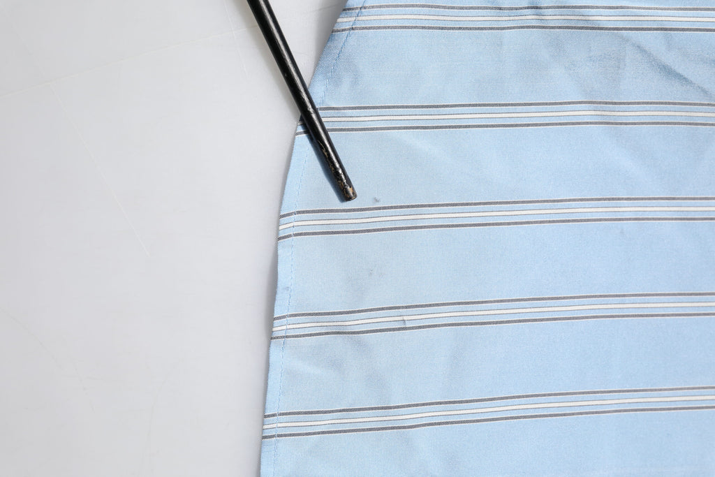 Chemise habillée Dolce & Gabbana MARTINI à manches longues rayée bleue