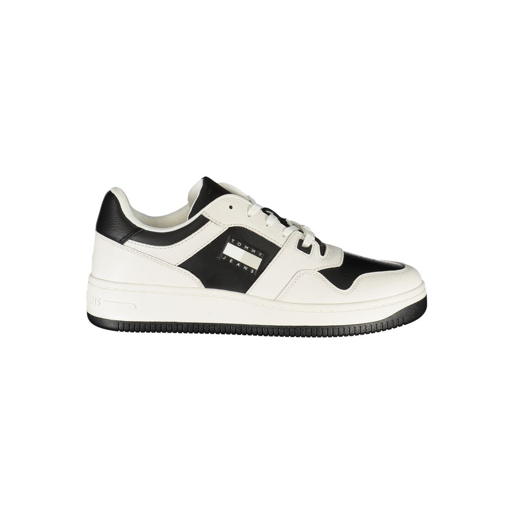 Baskets pour hommes Tommy Hilfiger en polyuréthane blanc