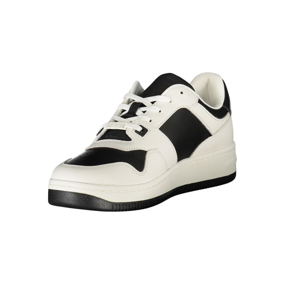 Baskets pour hommes Tommy Hilfiger en polyuréthane blanc