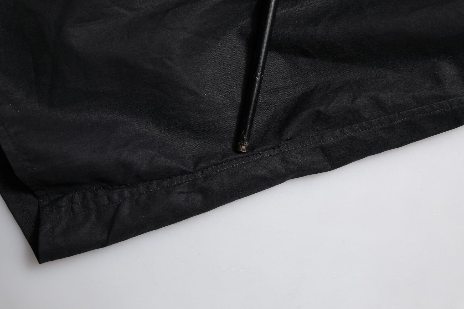 Dolce & Gabbana Black Cotton GOLD Long Sleeves Dress Shirt