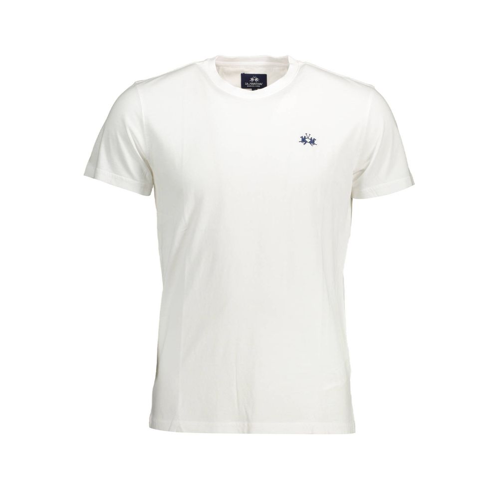 T-shirt homme en coton La Martina Bianco