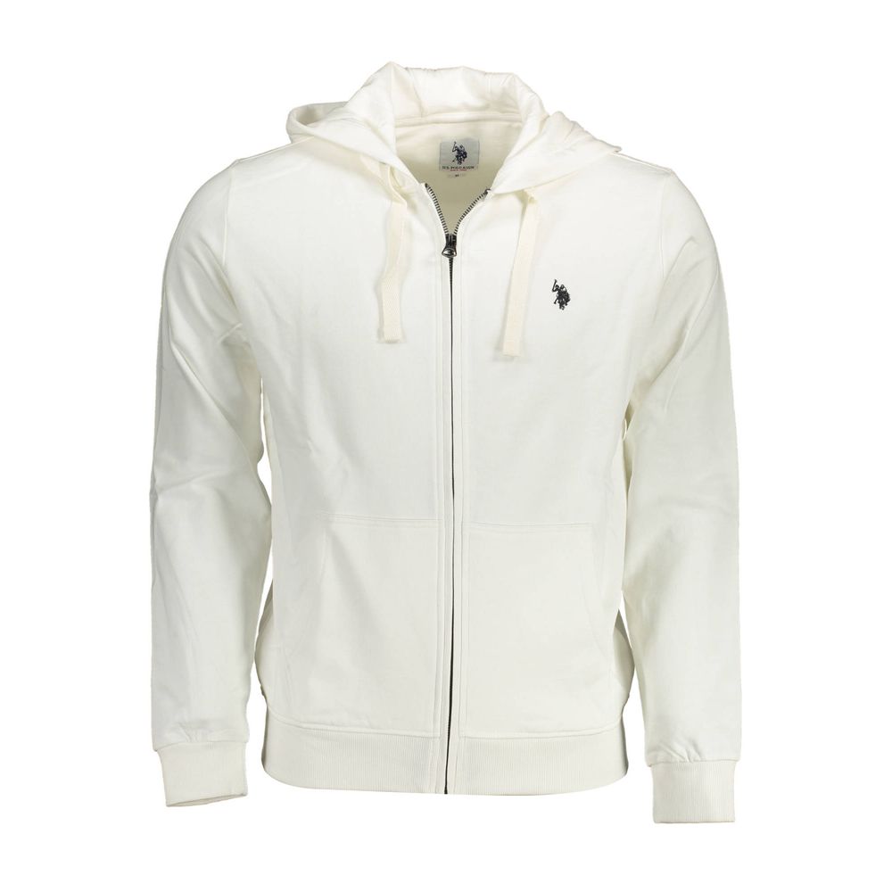 U.S. POLO ASSN. Sweat-shirt Homme en Coton Blanc