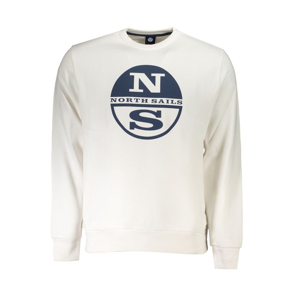 Sweat-shirt homme en coton North Sails Bianco