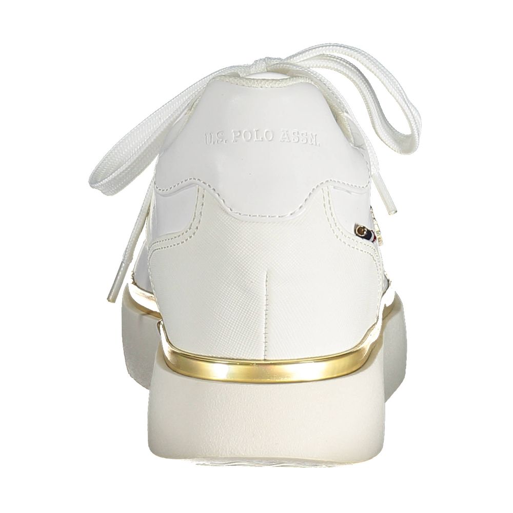 Baskets femme en polyester blanc U.S. POLO ASSN.