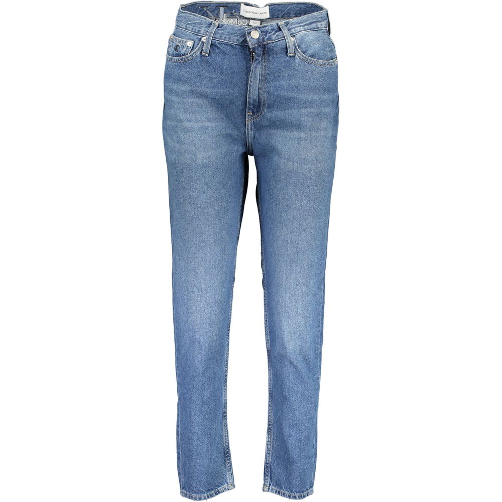 Jean femme en coton bleu Calvin Klein
