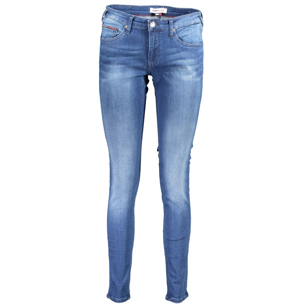 Jean Tommy Hilfiger en coton bleu pour femme