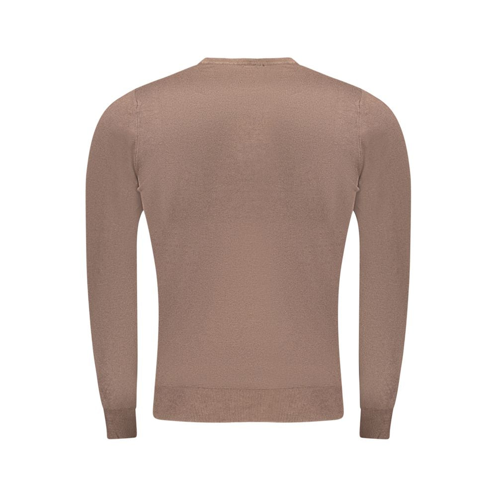 Cavalli Class Marrone Viskose Herren Pullover