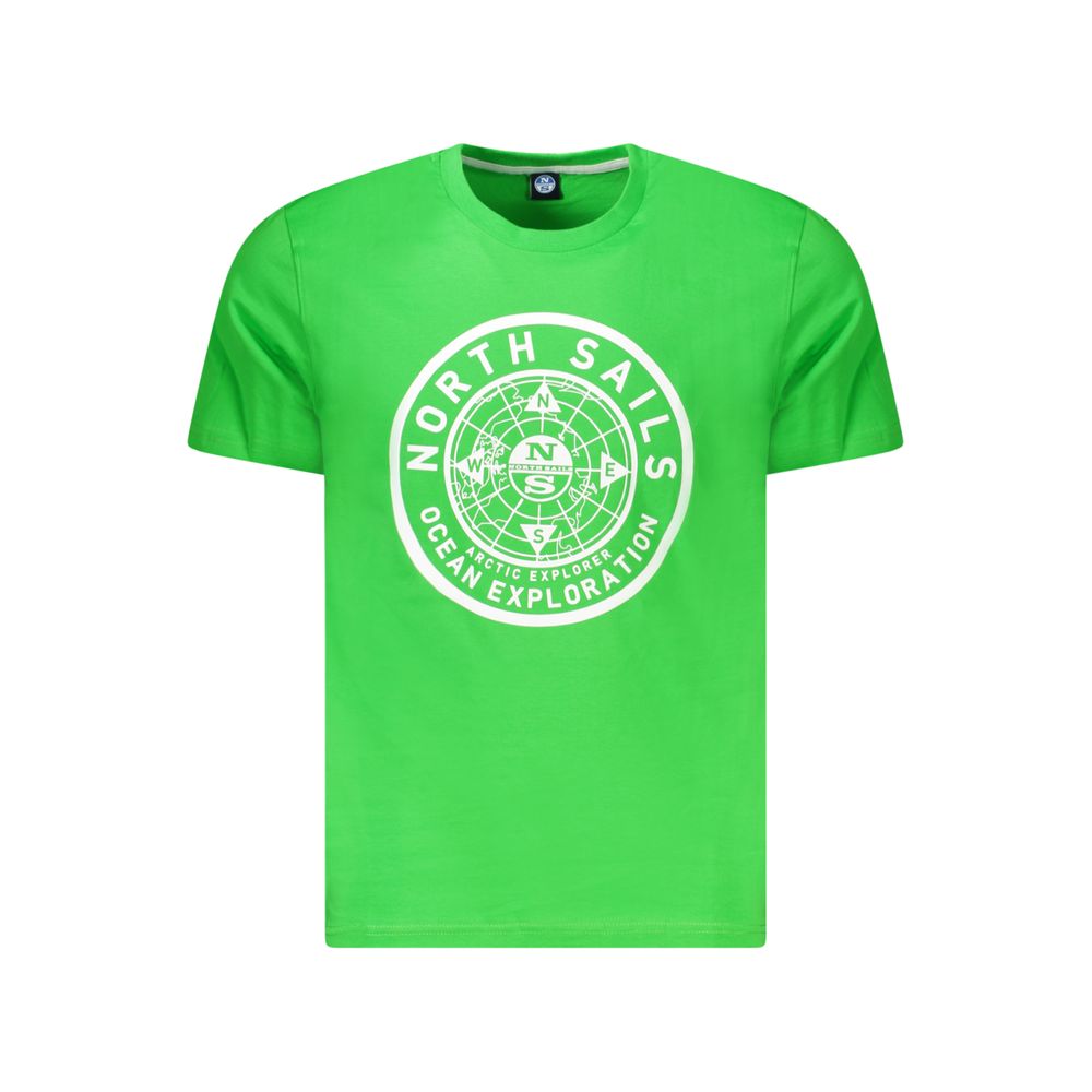 North Sails Verde Baumwoll-Herren-T-Shirt