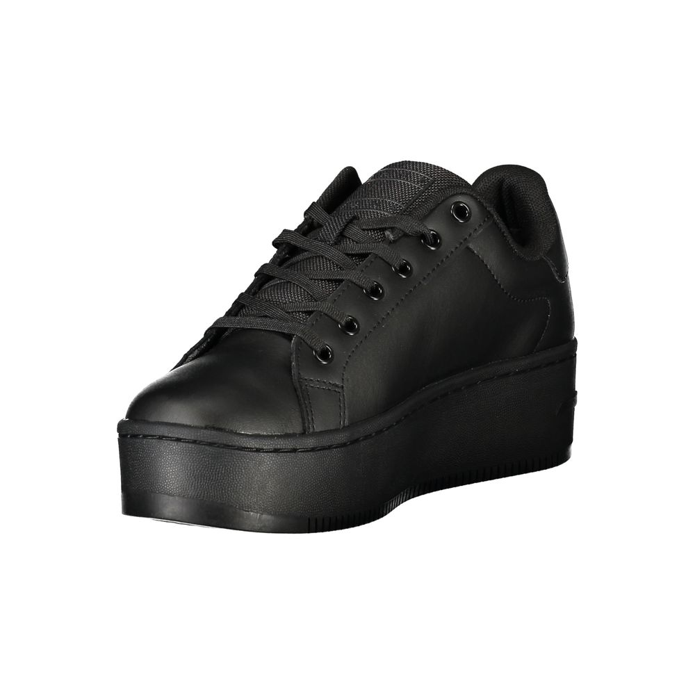 Baskets Tommy Hilfiger en Polyuréthane Noir pour Femme