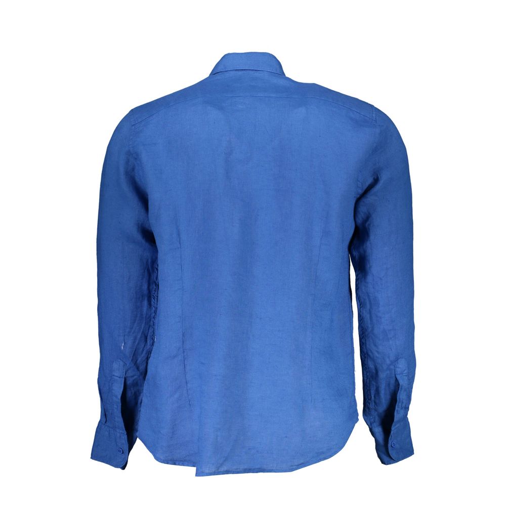 Chemise Homme Lin Bleu La Martina