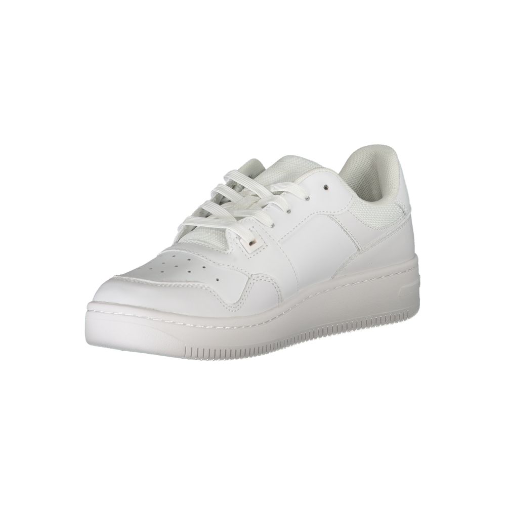 Baskets en cuir blanc Tommy Hilfiger pour femme