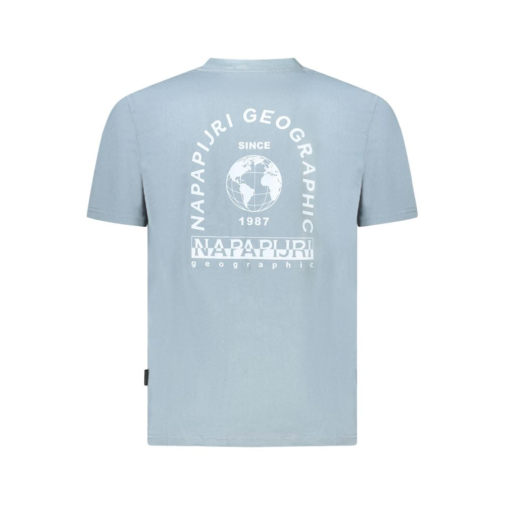 T-shirt homme Napapijri coton gris
