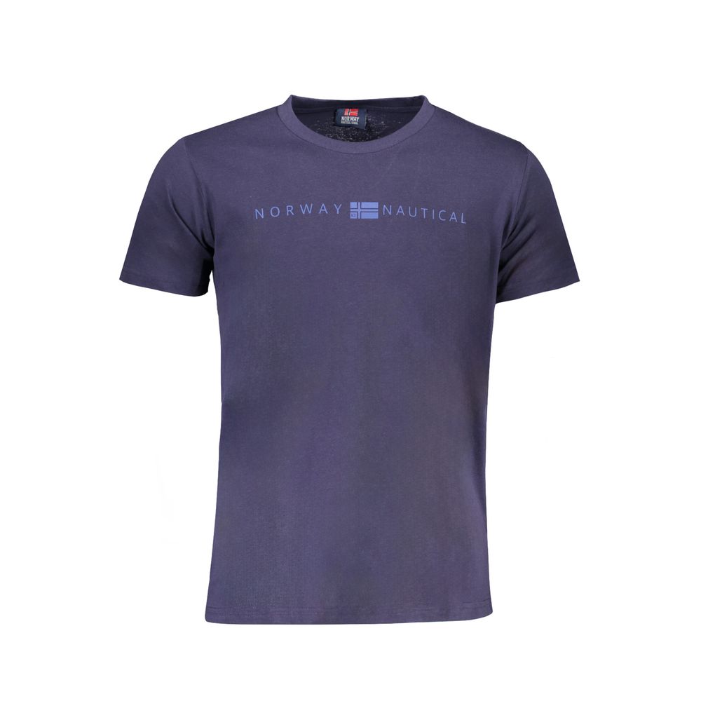 Norvège 1963 T-shirt homme en coton bleu