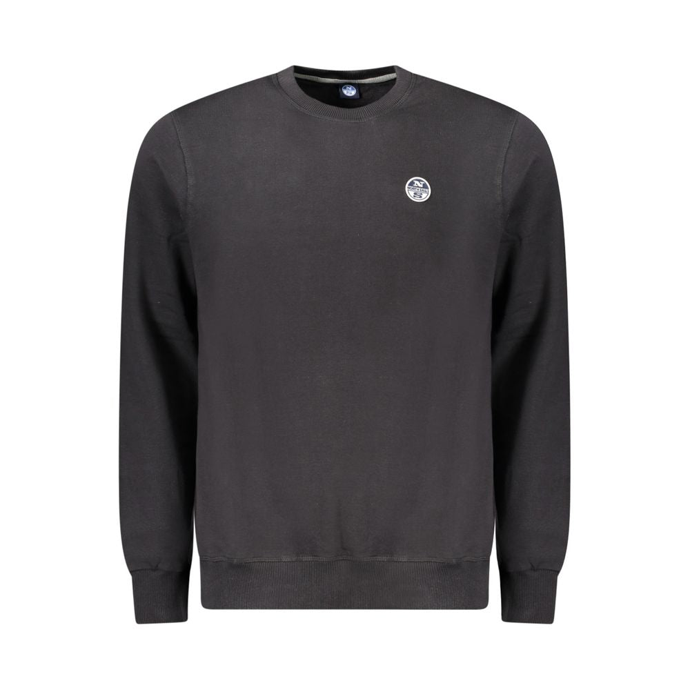 Sweat-shirt homme en coton noir North Sails