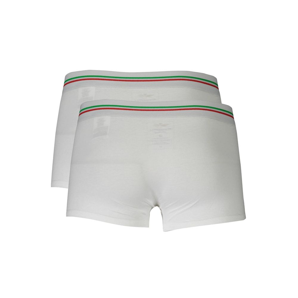 Caleçon Aeronautica Militare en coton blanc pour homme