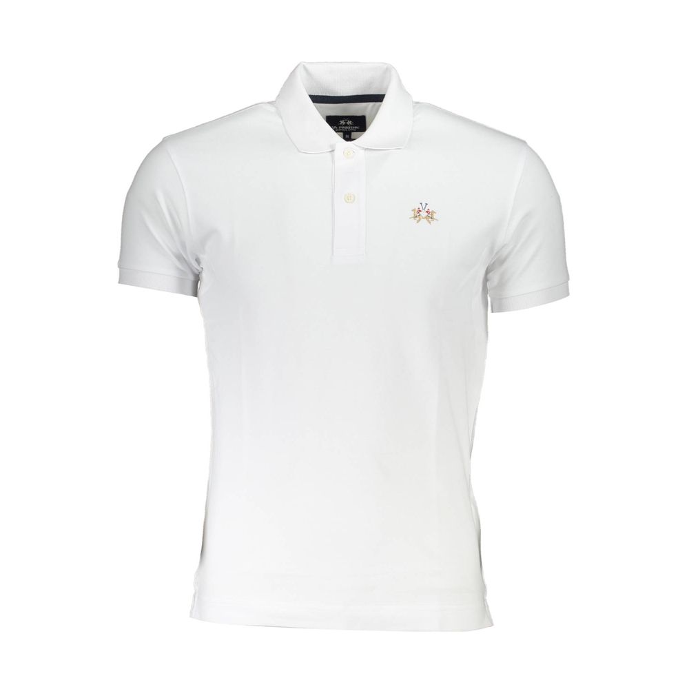 Polo La Martina Sophistiqué Coupe Slim avec Détails Contrastants